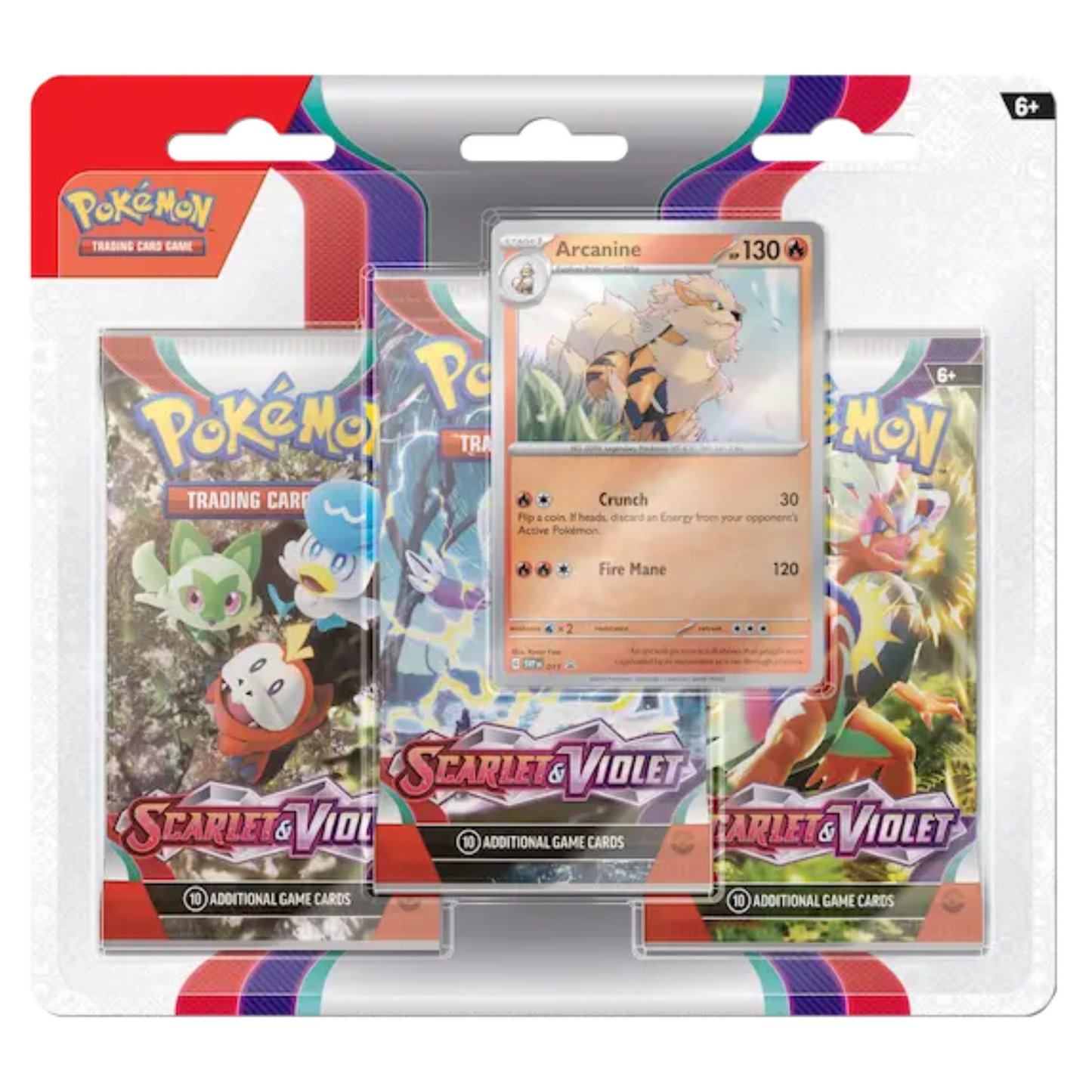 Scarlet & Violet 3-Pack Blister Graphic
