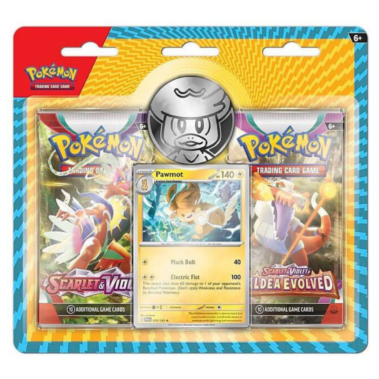 Scarlet & Violet + Paldea Evolved 2-Pack Blister Graphic