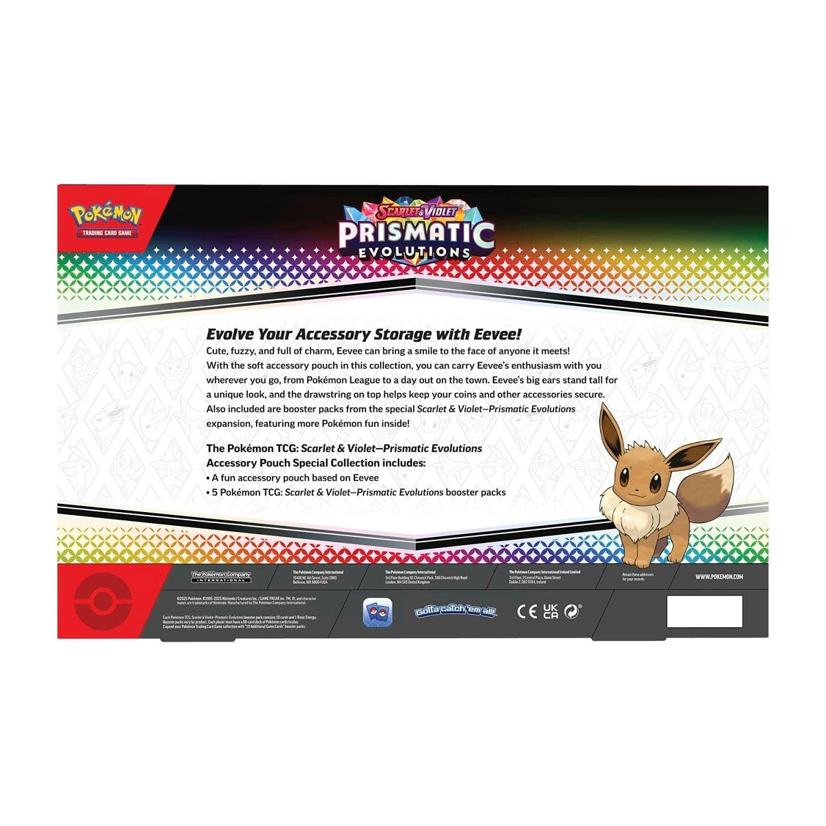Scarlet & Violet-Prismatic Evolutions Accessory Pouch Special Collection
