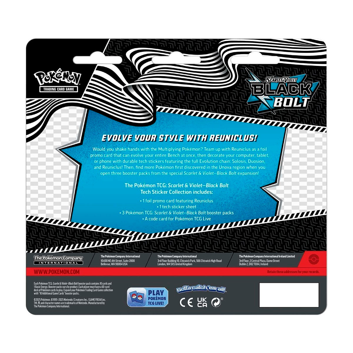 Black Bolt Tech Sticker Collection