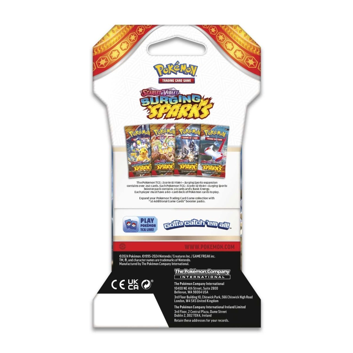 Surging Sparks Sleeved Booster Pack