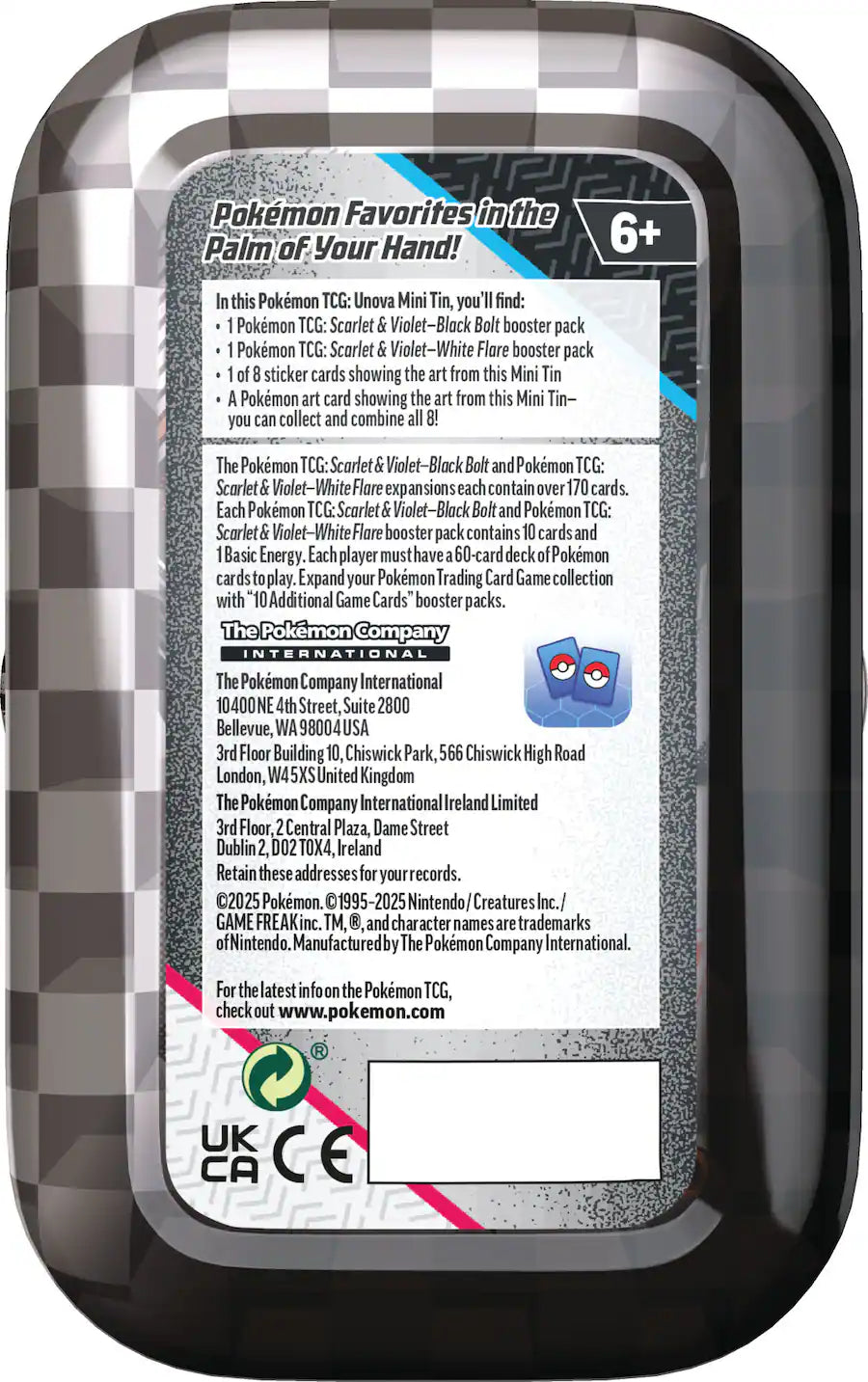 Unova Mini Tin