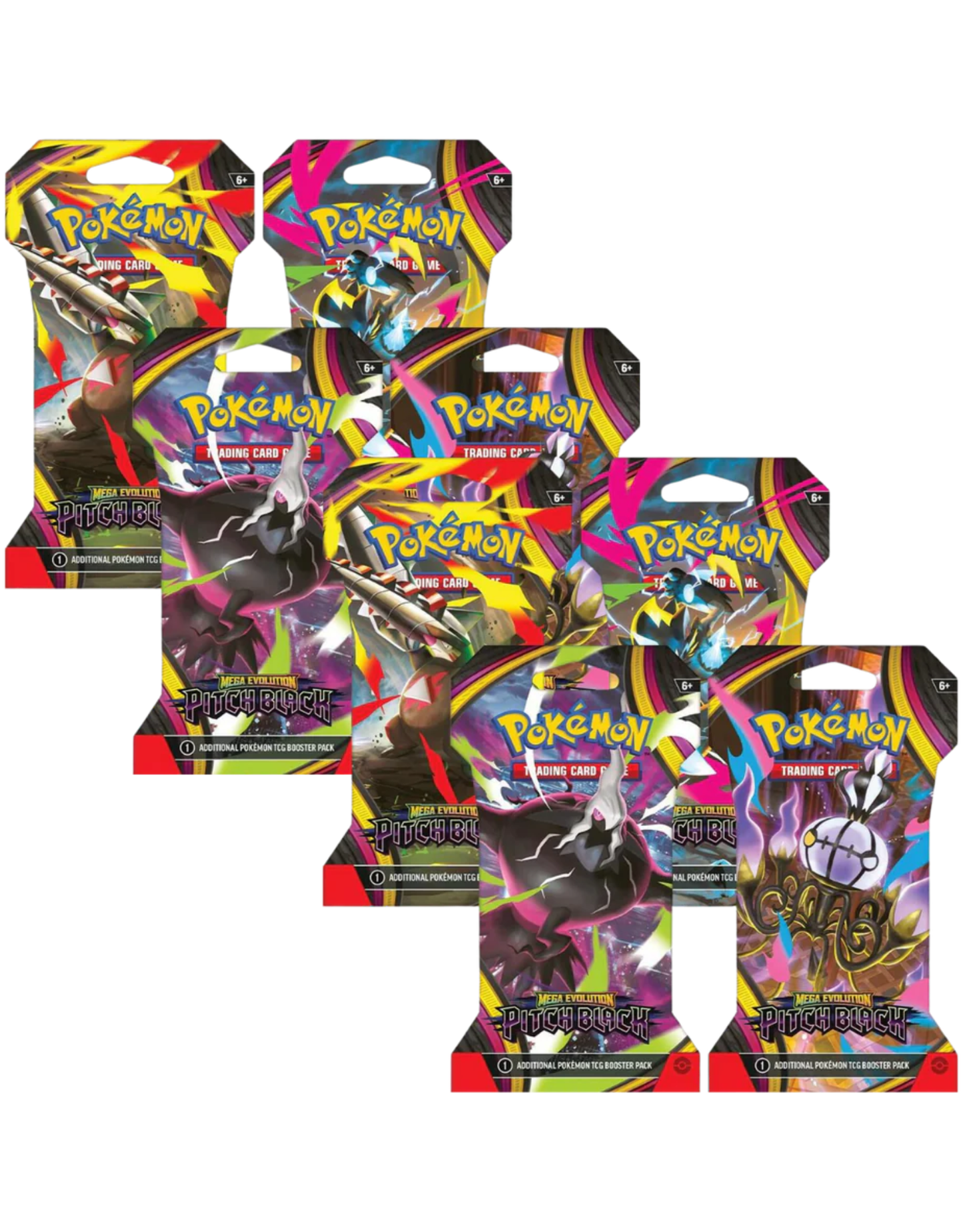 Pitch Black Sleeved Booster Pack