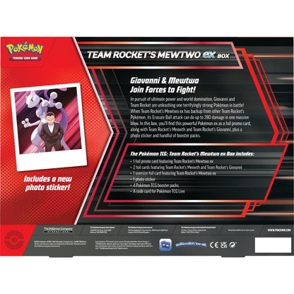 Team Rocket's Mewtwo ex Box