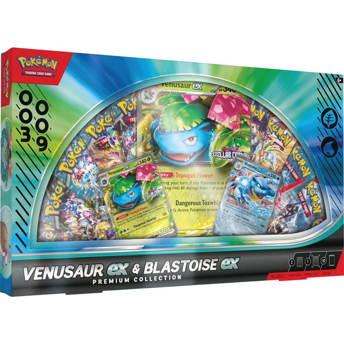 Venusaur ex & Blastoise ex Premium Collection