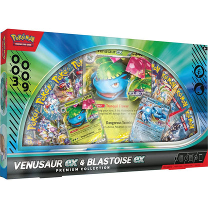 Venusaur ex & Blastoise ex Premium Collection