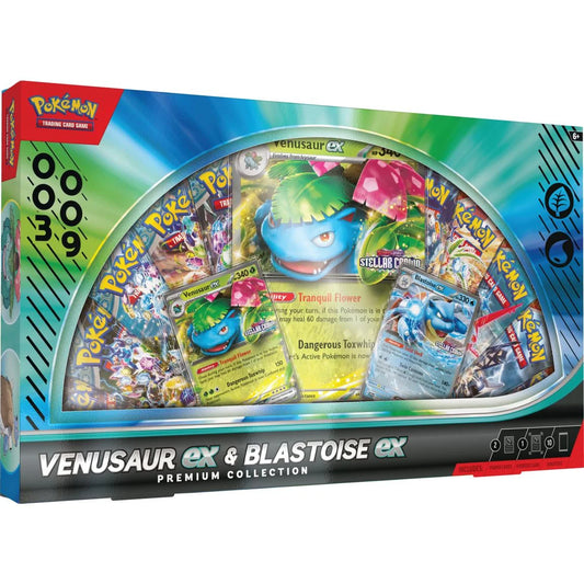 Venusaur ex & Blastoise ex Premium Collection