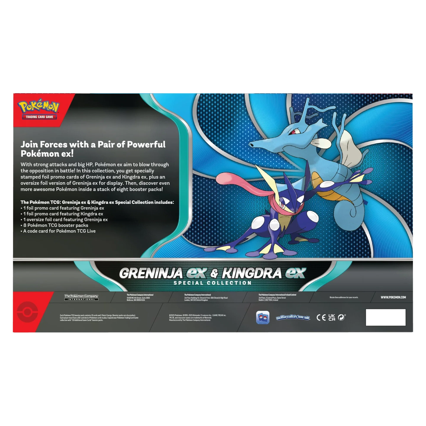 Greninja EX & Kingdra EX Special Collection Box