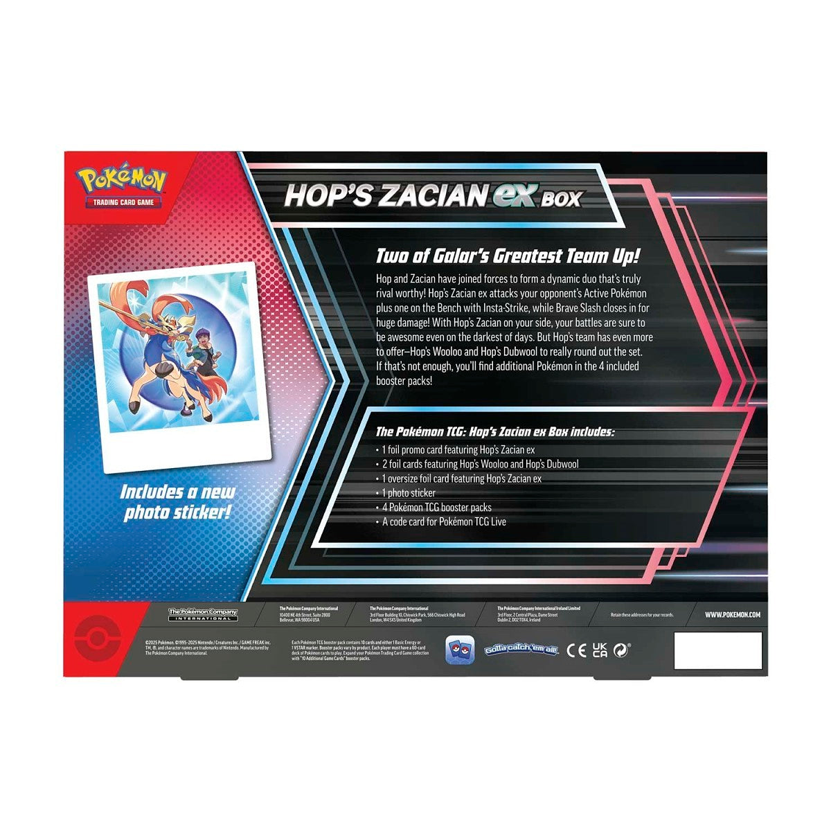 Hop’s Zacian ex Box