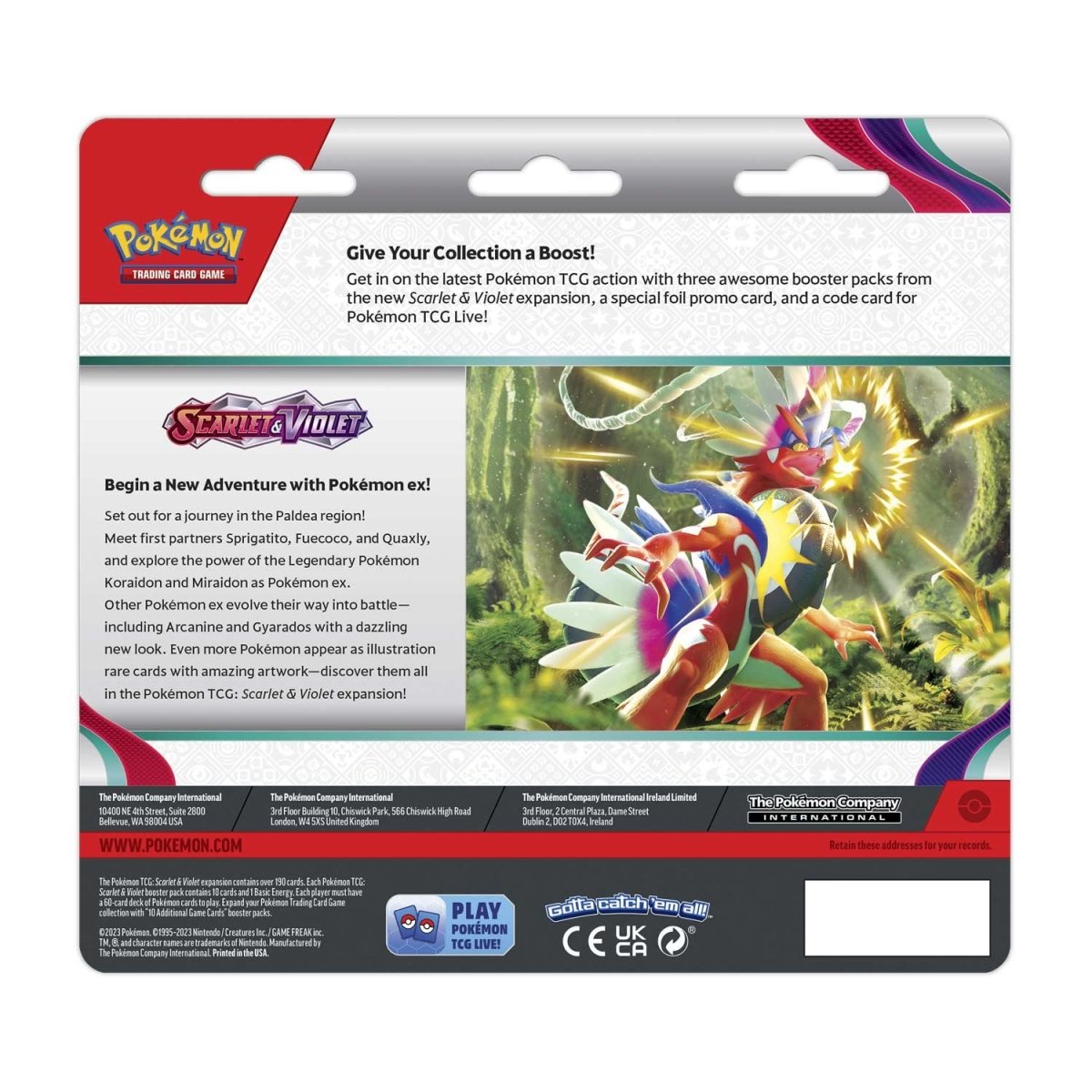 Scarlet & Violet 3 Booster Packs