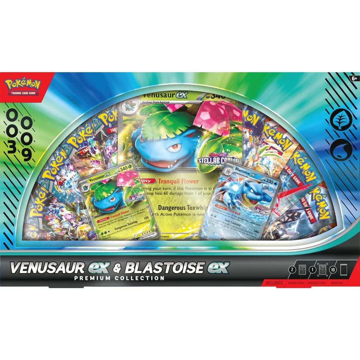 Venusaur ex & Blastoise ex Premium Collection