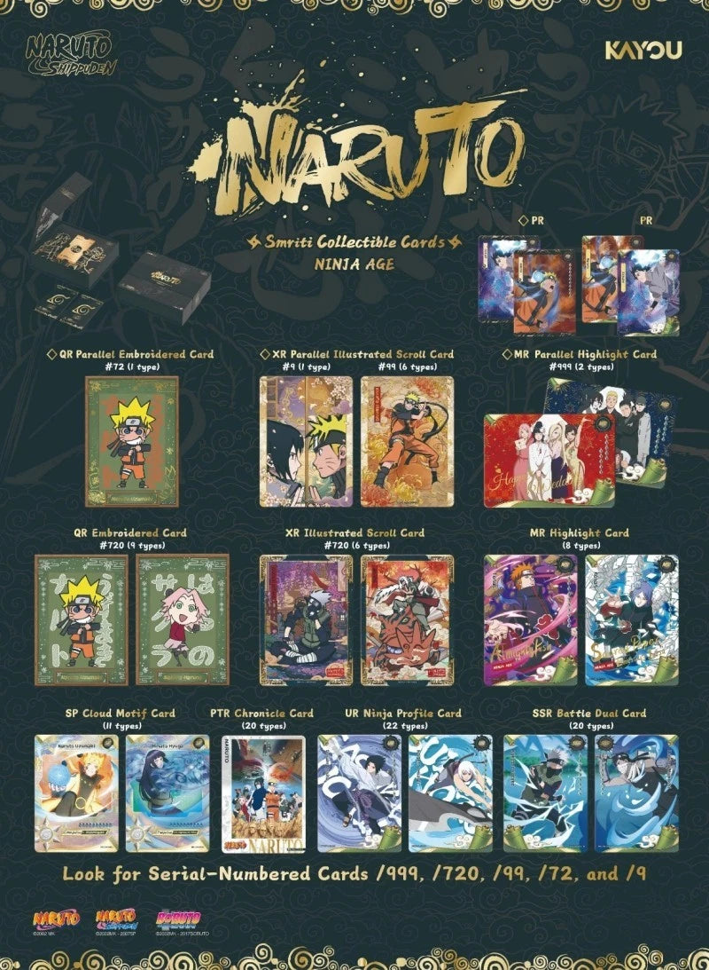 Naruto Smriti Collectible Cards Ninja Age Box by Kayou